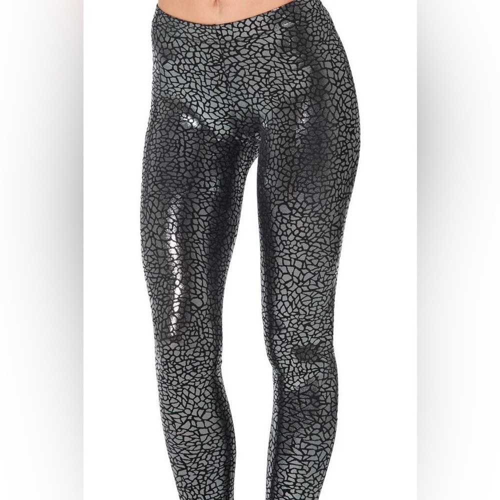 Blackmilk Shimmering Black Leggings